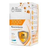 Licur 7000 z witaminą D,  Kurkumina micelarna + wit. D3 30 kapsułek Bio Medical Pharma