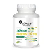 Aliness jabłczan magnezu 140 mg z B6 (P-5-P) 100 kapsułek