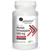 Aliness Mumio himalajskie (Shilajit extract) 400mg 90kapsułek Vege