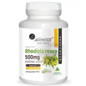Aliness rhodiola Rosea - Różeniec Górski 500 mg 60 kapsułek