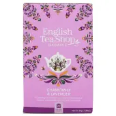 Herbata ziołowa z rumianekiem i lawendą 20 saszetek x 1,5g (30 g) BIO English tea