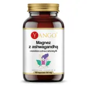 Yango Magnez z ashwagandhą z dodatkiem szafranu i witaminy B6 90 kapsułek 