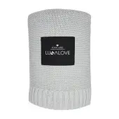 Lullalove Bambusowy koc Glamour gray szary 80x100cm